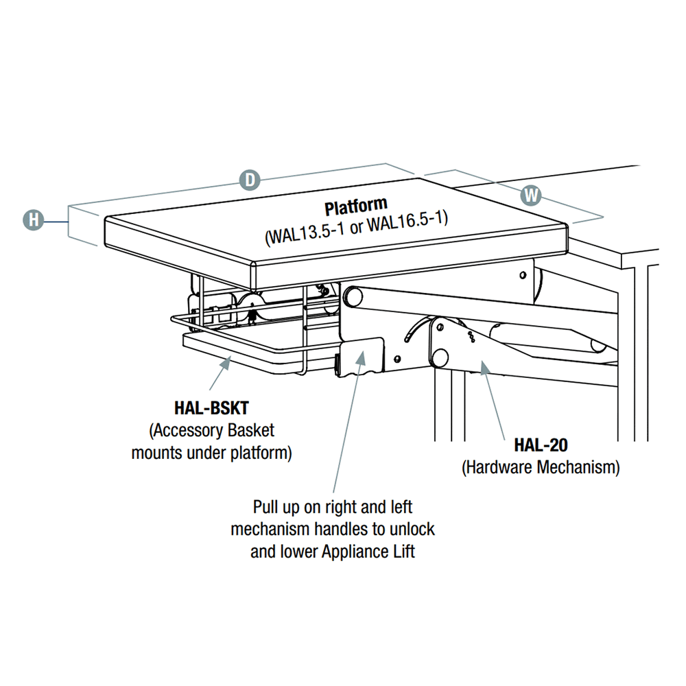 2-1/2" Hardware Mechanism, Platinum - Alt Image 4