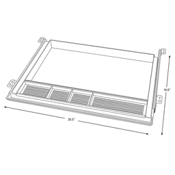 Light Duty Keyboard Drawer with Compartmentalized Storage