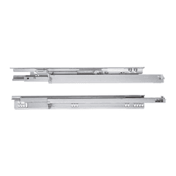 12" Drawer Slide for 3/4" Material with Soft-Closing, 75lb Capacity, Full Extension