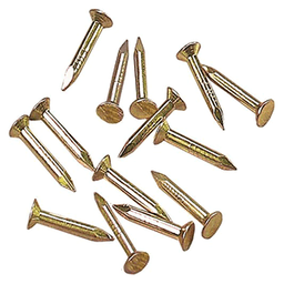 Bag of 650 brass finish zinc pilaster standard nails by Knape and Vogt - KV255-81N
