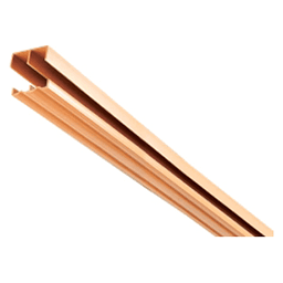 Knape And Vogt - Plastic Tan Upper/Lower Track Set for Doors