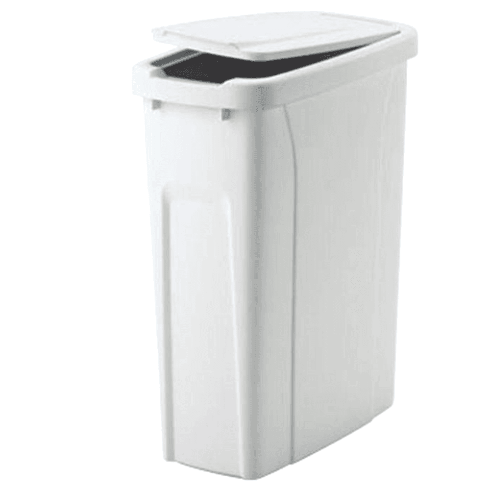 20 QT Waste Container Lid, White - Alt Image 1