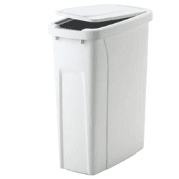 20 QT Waste Container Lid, White - Alt Image 1