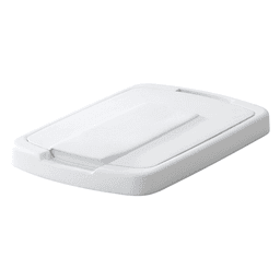 35 QT Waste Container Lid, White - Main Image