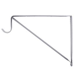 Heavy-duty fixed Shelf and Rod Bracket for home closets, holds up to 500lb per pair