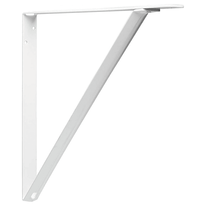 Durable Closet-Pro Shelf Bracket with Scratch-Resistant Powder Coat Finish