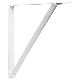 Durable Closet-Pro Shelf Bracket with Scratch-Resistant Powder Coat Finish