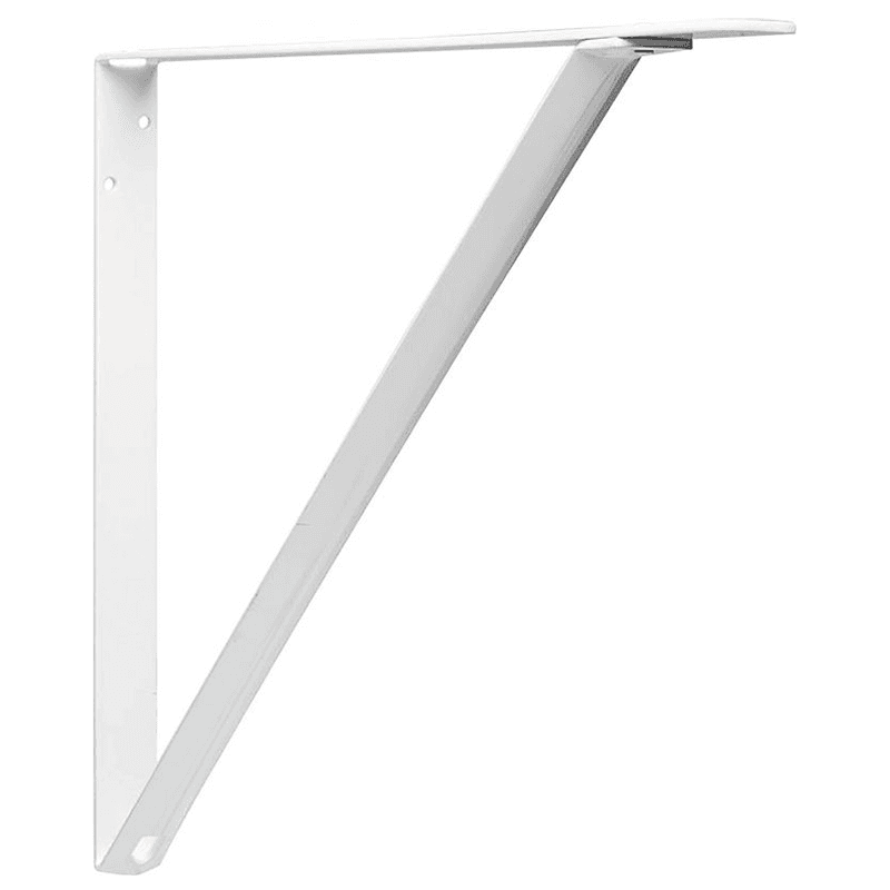 Closet-Pro White Finish Shelf Bracket - Holds up to 500 lbs.