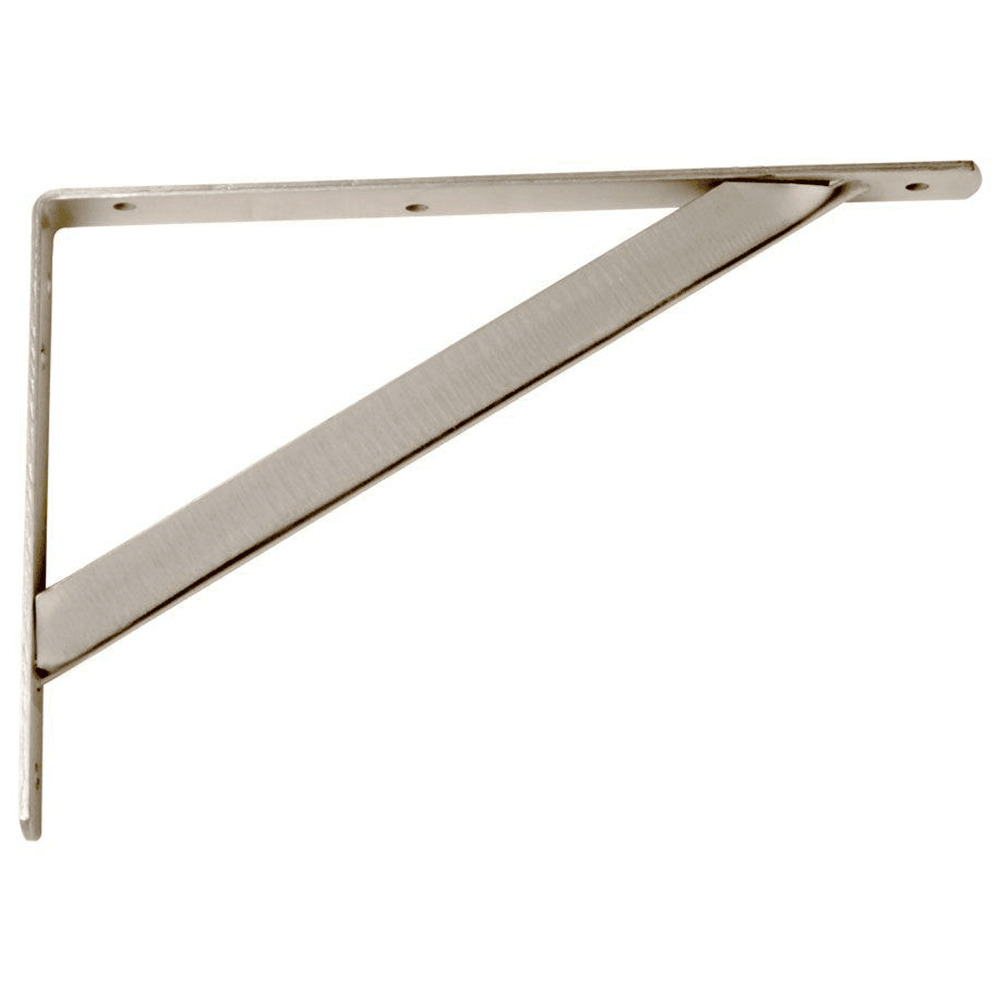 Closet-Pro HD heavy-duty shelf bracket in chrome finish for John Sterling premium closet line