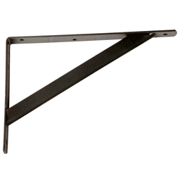 Closet-Pro HD Heavy-Duty Shelf Bracket in Bronze Finish for 8" x 11.25" shelves