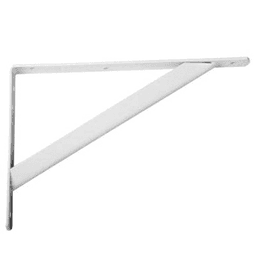 8" x 11.25" heavy-duty shelf bracket complements the 0495 series without detracting from closet style
