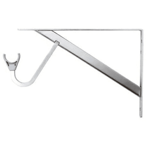 Sturdy, snap-in Closet-Pro HD bracket with 1000lb capacity per pair