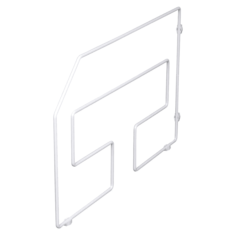 15/16" Tray Divider, 1 Divider, White - Main Image