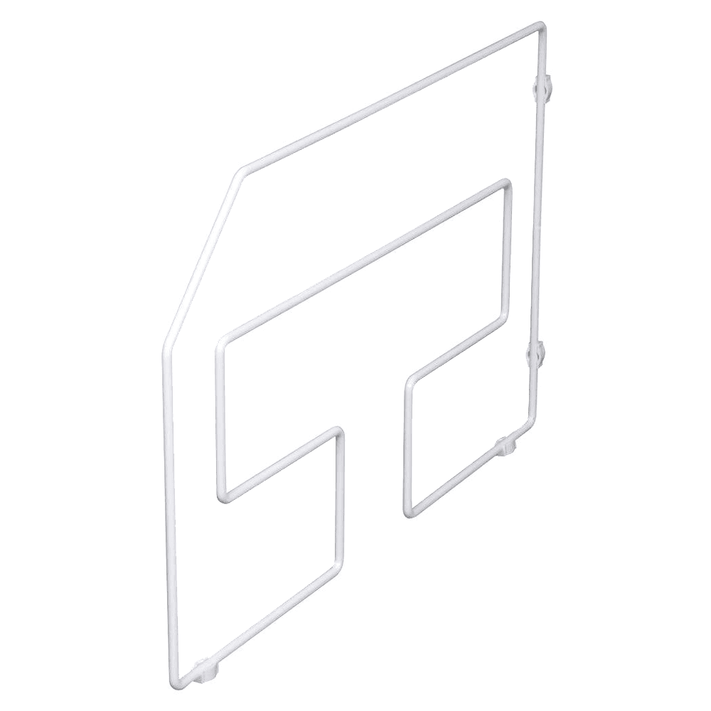15/16" Tray Divider, 1 Divider, White - Main Image