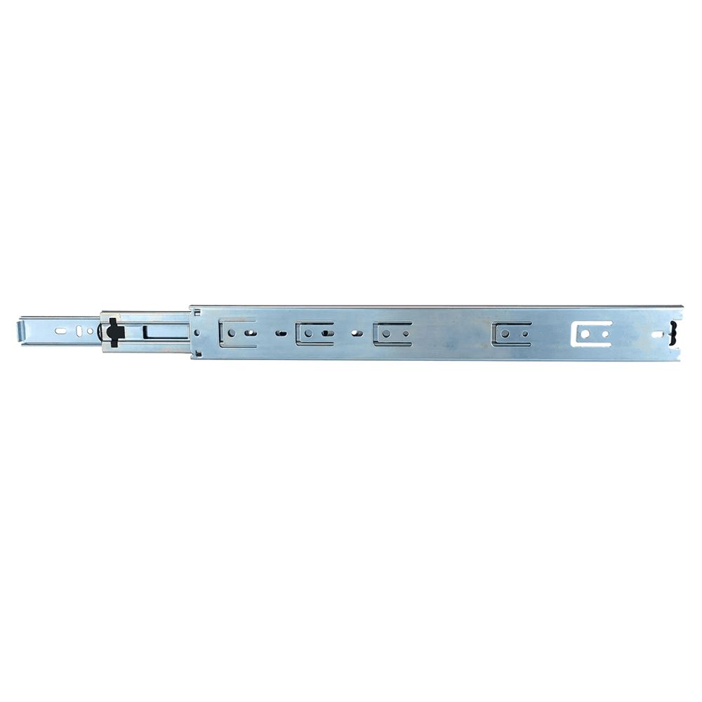 TT100 Drawer Slide - 100lb Capacity, Full Extension, Side-Mount, Zinc, 20 - Image 2