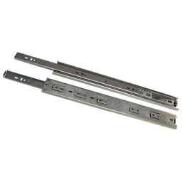 Knape And Vogt TT100 Drawer Slide with 100lb Capacity, Full Extension, Side-Mount, Zinc, 20 - Image 1