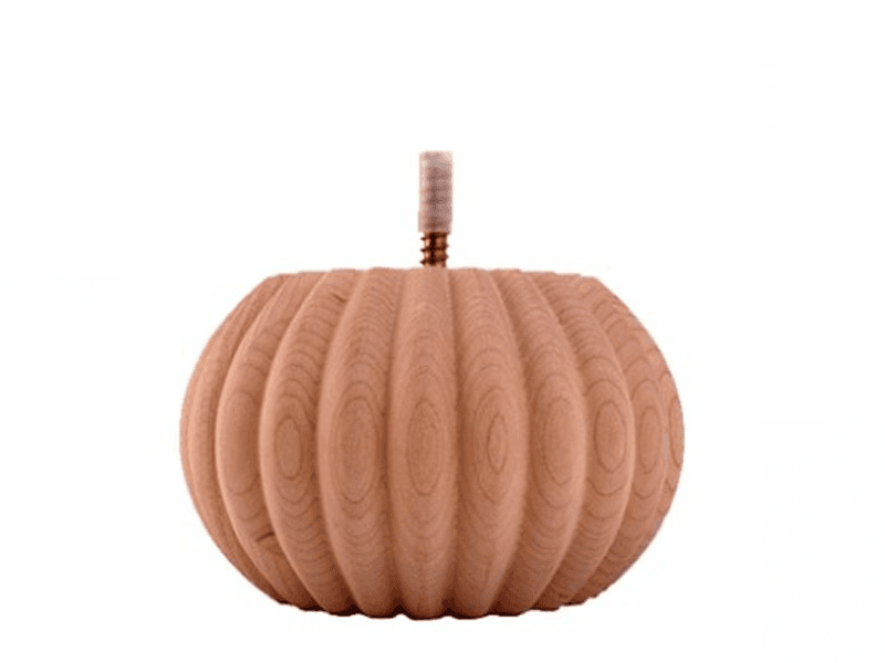 High Quality Pride Industrial Bunn Foot - 5"W x 3"H, Rubberwood