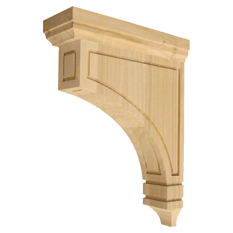 Red Oak Medium Mission Corbel Hardware