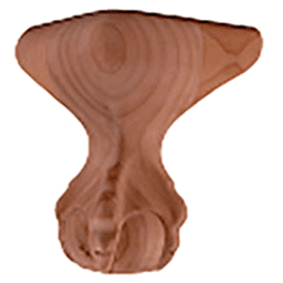Decorative Leg - Pride Industrial Llc - 4-1/8" x 4-1/8" x 6" - Alder Wood