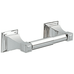 Sleek Lynwood Toilet Paper Holder in Satin Nickel Finish