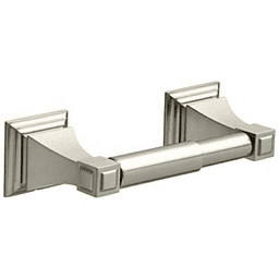 Lynwood Satin Nickel Toilet Paper Holder in Modern Design