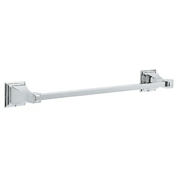 Lynwood 24 Inch Single Towel Bar in Polished Chrome from Liberty Hardware's Avante collection