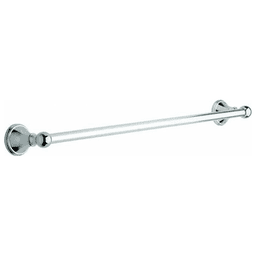 Crestfield 24" Single Towel Bar in Polished Chrome from Liberty Hardware (Avante)