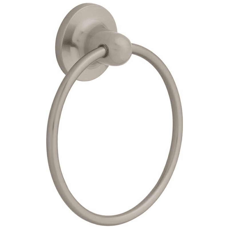 Astra Towel Ring in Satin Nickel by Liberty Hardware (Avante) - Clean and Subtle Design for Relaxed Style