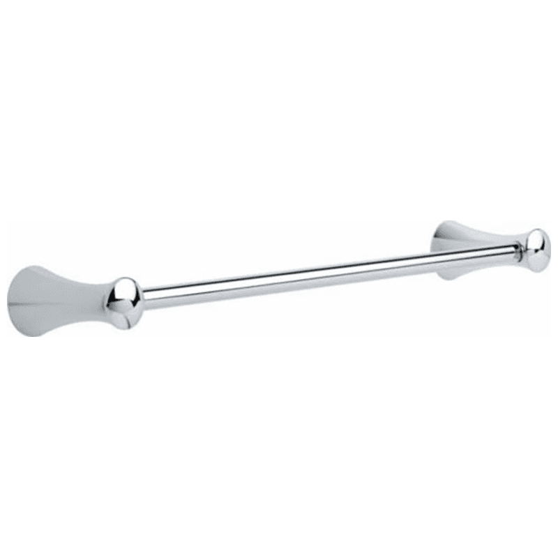 Satin Nickel Somerset Single Towel Bar in Bathroom