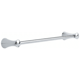 Satin Nickel Somerset Single Towel Bar in Bathroom