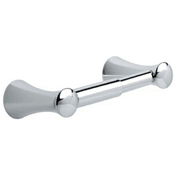 Sleek and Modern Toilet Paper Holder Satin Nickel - Liberty Hardware Avante Somerset Collection