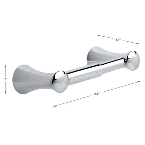 Somerset Toilet Paper Holder in Polished Chrome for Elegant Bathrooms - Liberty Hardware (Avante)