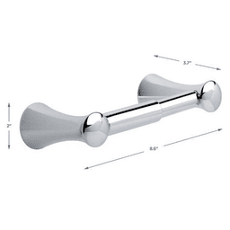 Somerset Toilet Paper Holder in Polished Chrome for Elegant Bathrooms - Liberty Hardware (Avante)