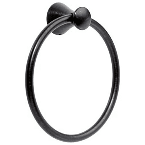 Add elegance to your bath with the Somerset towel ring in Venetian Bronze