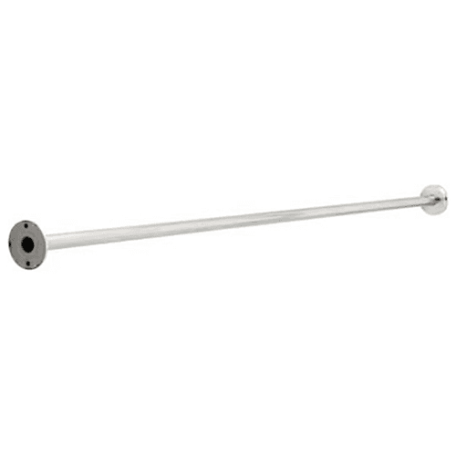 1" x 5'''' Shower Rod with Step Style Flange - Bright Stainless Steel - Liberty Hardware (Avante)