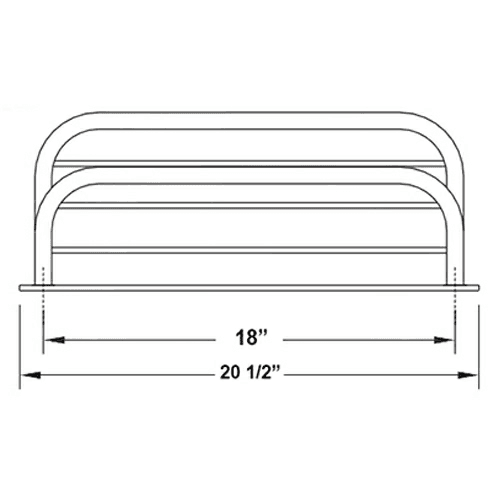 Durable Stainless Steel 18" Towel Shelf by Liberty Hardware Avante