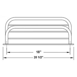 Durable Stainless Steel 18" Towel Shelf by Liberty Hardware Avante