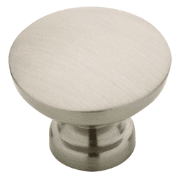 1-1/8" Fulton Round Knob in Satin Nickel Finish