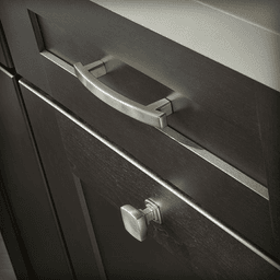 Liberty Hardware Avante 1-5/32" Webber Square Knob in Satin Nickel finish