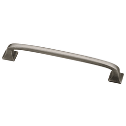 Contemporary Lombard appliance pull in heirloom silver finish by Liberty Hardware (Avante)