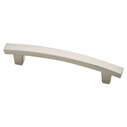 Liberty Hardware (Avante) Satin Nickel 4" Pierce Pull - Sleek, Modern Cabinet Hardware