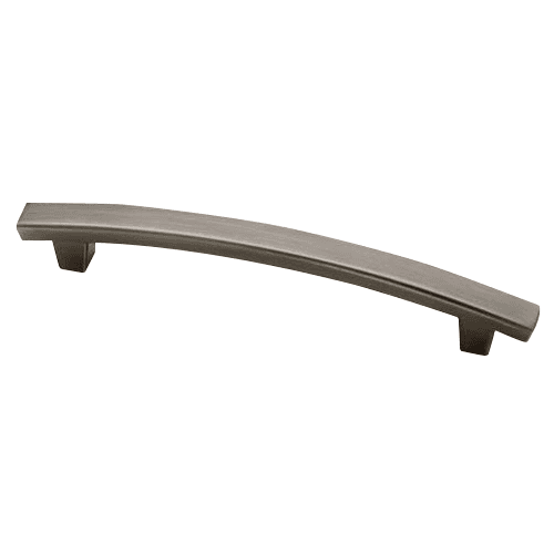 Satin Nickel Cabinet Hardware - Liberty Hardware (Avante) 5" Builders Fashion Pierce Pull - In Use