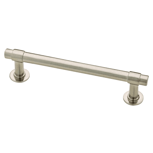 Avante Liberty Hardware's 4" satin nickel Francisco Pull, perfect for modernizing your cabinets.