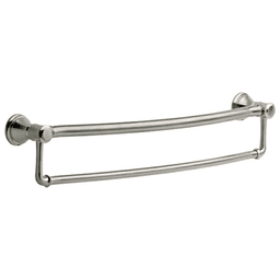 24" Traditional Towel Bar with Assist Bar in Brilliance Stainless Steel by Liberty Hardware (Avante)