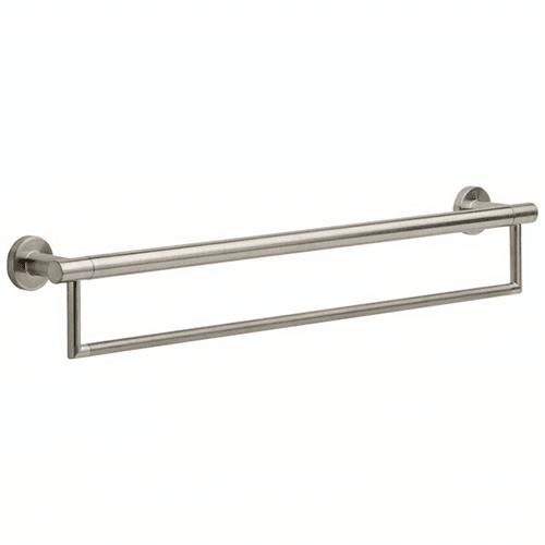 24" Contemporary Towel Bar with Assist Bar in Brilliance Stainless Steel by Liberty Hardware