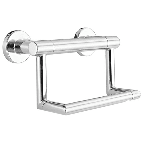 Contemporary Tissue Holder with Assist Bar in Brilliance Stainless Steel by Liberty Hardware (Avante)