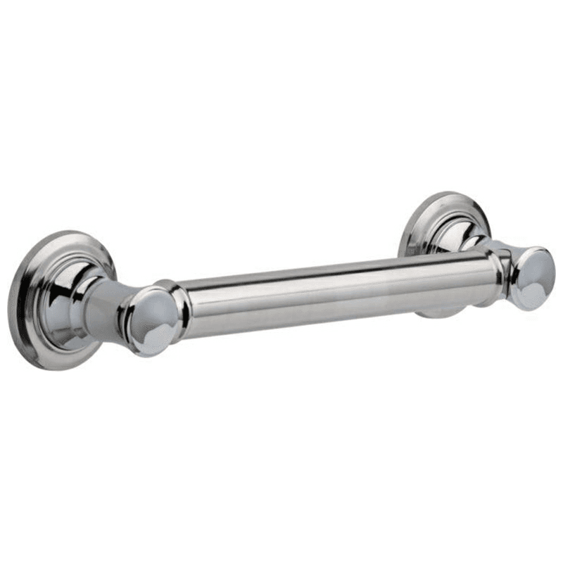 12" Traditional Decorative Grab Bar in Polished Chrome by Liberty Hardware (Avante)