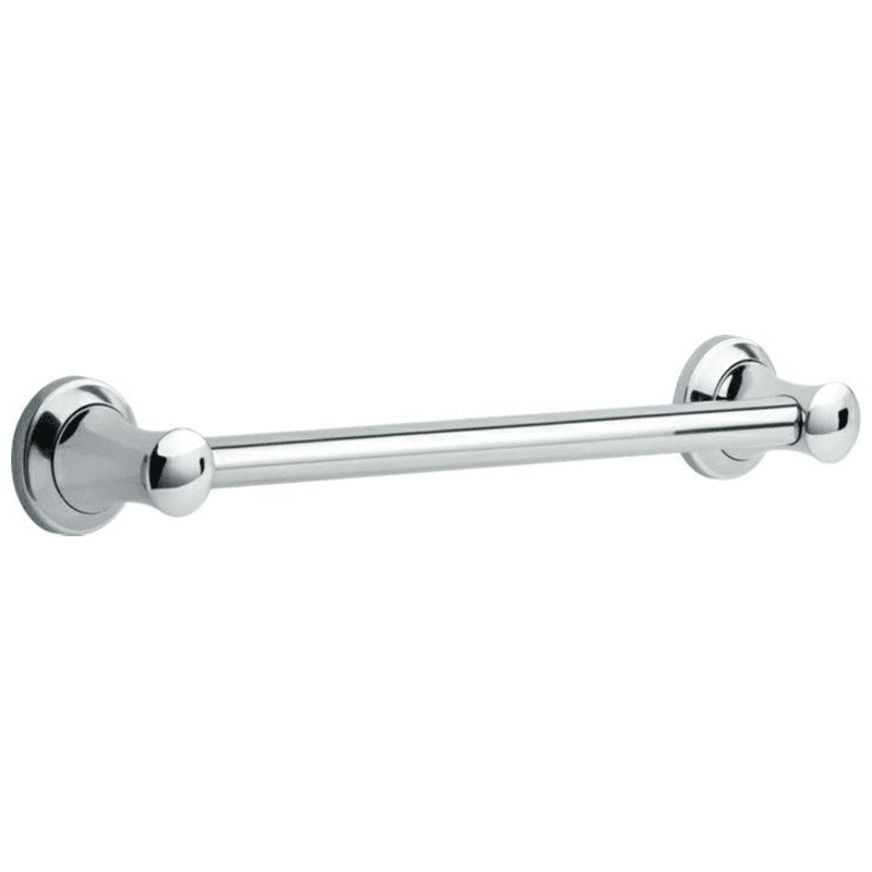 18" Transitional Decorative Grab Bar in Polished Chrome by Liberty Hardware (Avante)