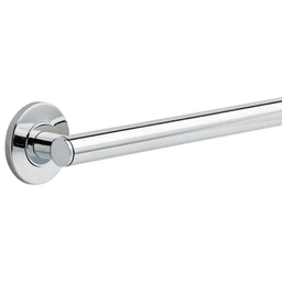 Contemporary Decorative Grab Bar in Champagne Bronze - Side View with Wood Blocking Recommended