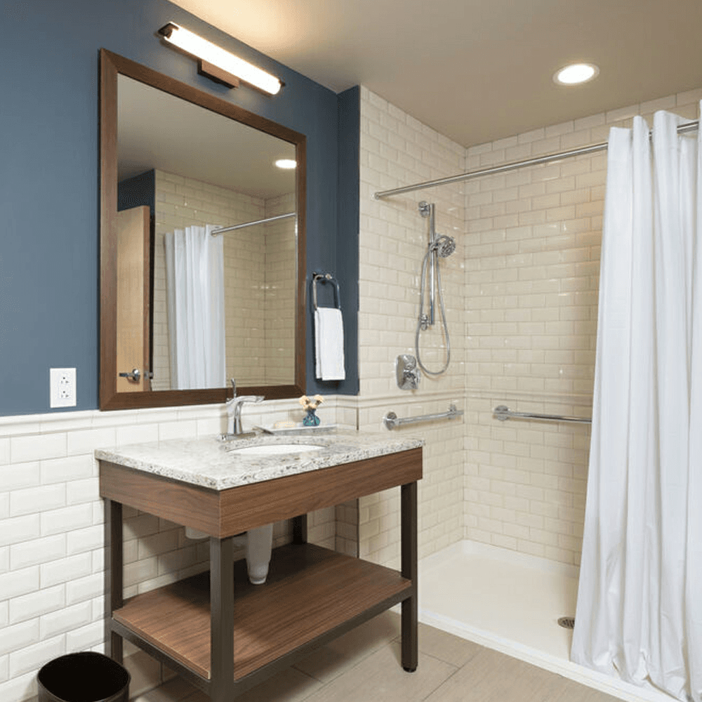 ICC/ANSI A117.1 certified Venetian Bronze grab bar with supplied fasteners